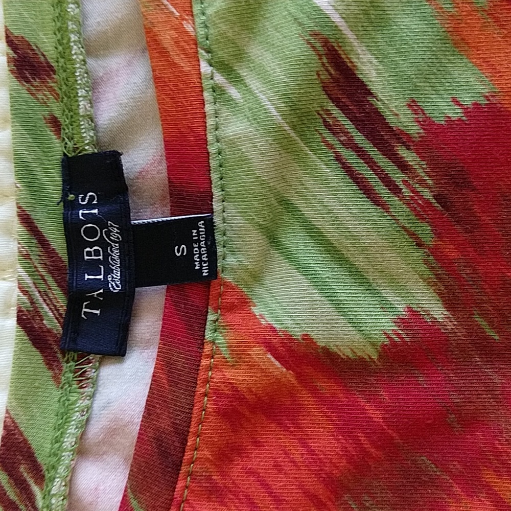 Talbots Stretchy 3/4 Sleeve Top - Picture 5 of 7